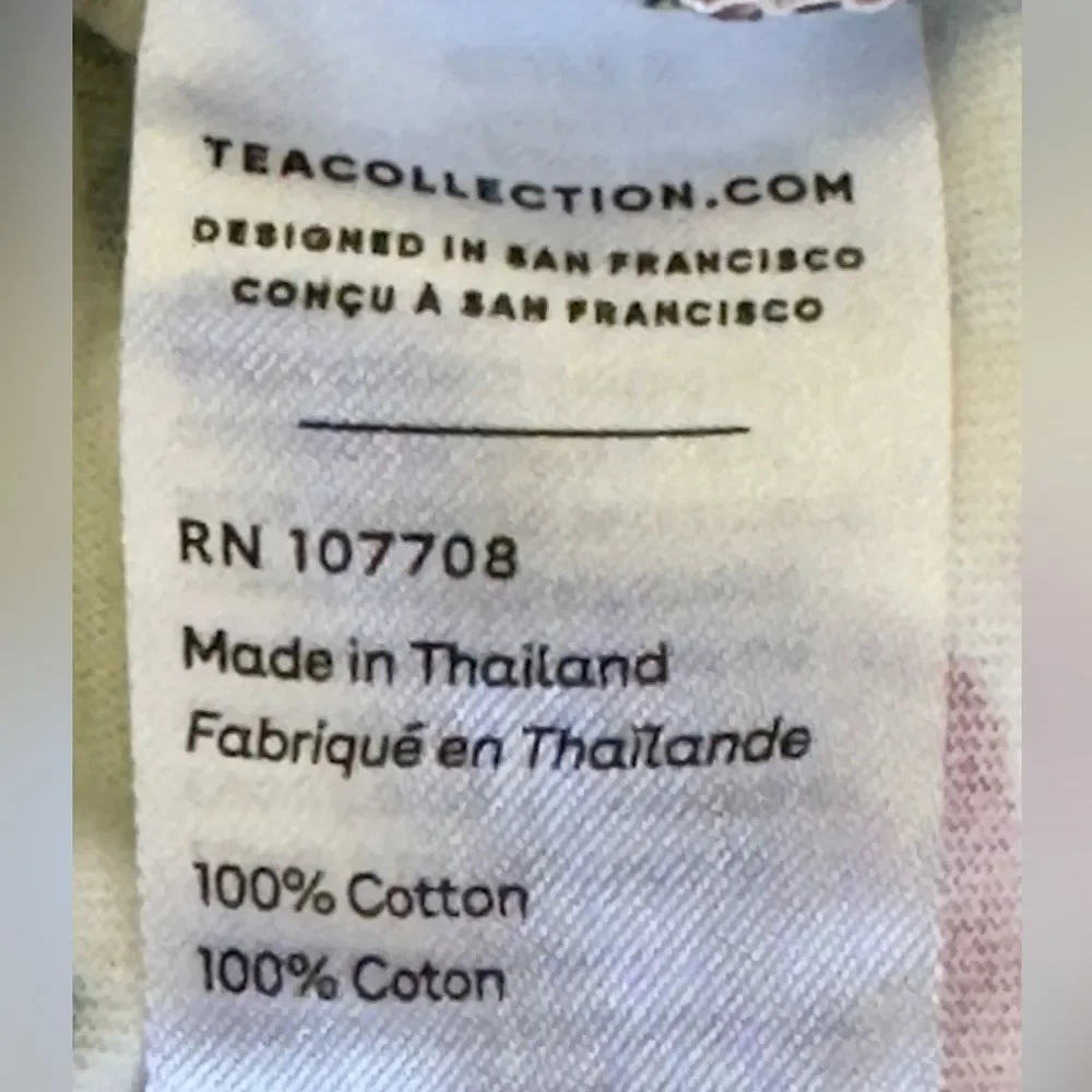 Tea Collection Baby Girls Colorful Cotton One Piece Romper Bubble. 0-3 Months.